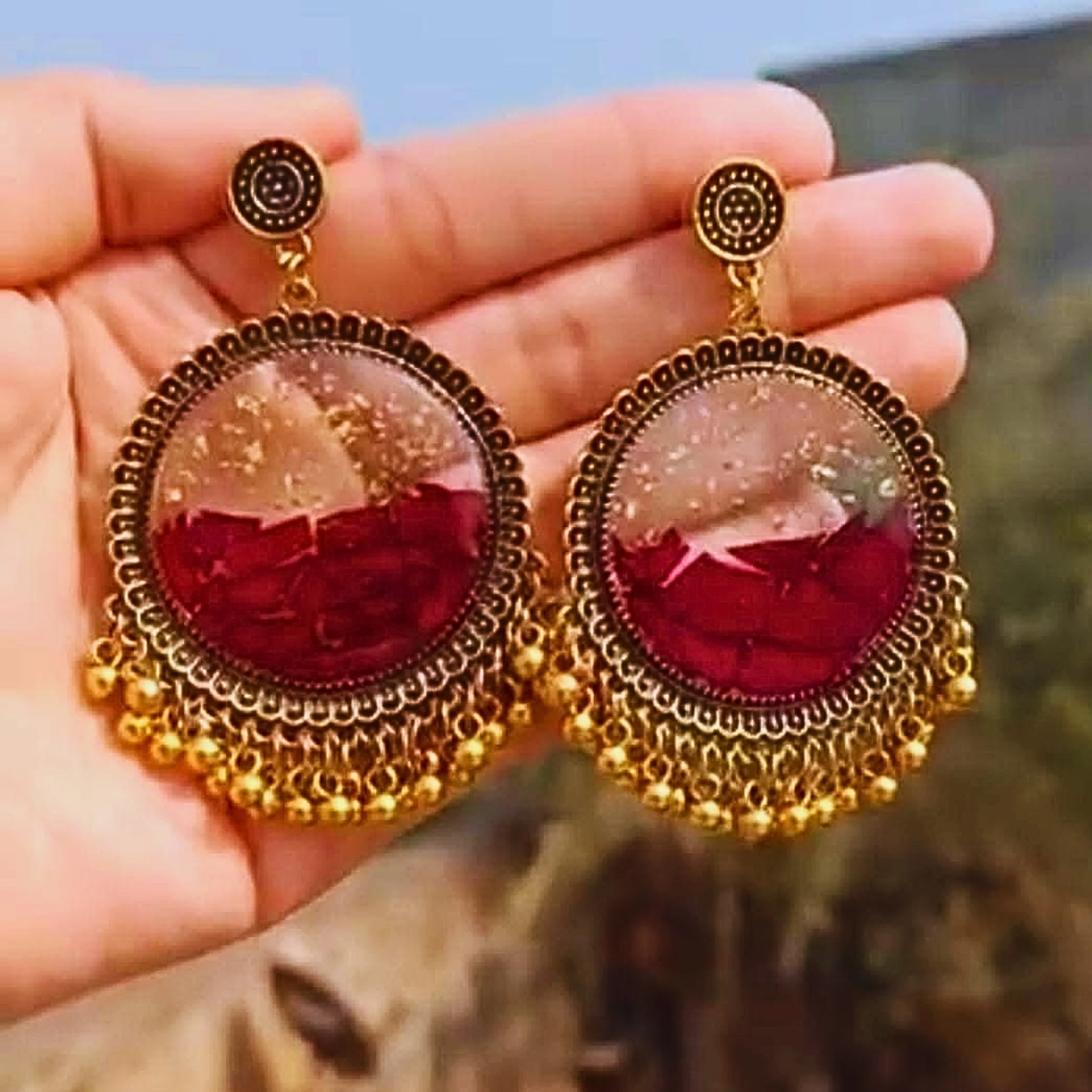 resin earring