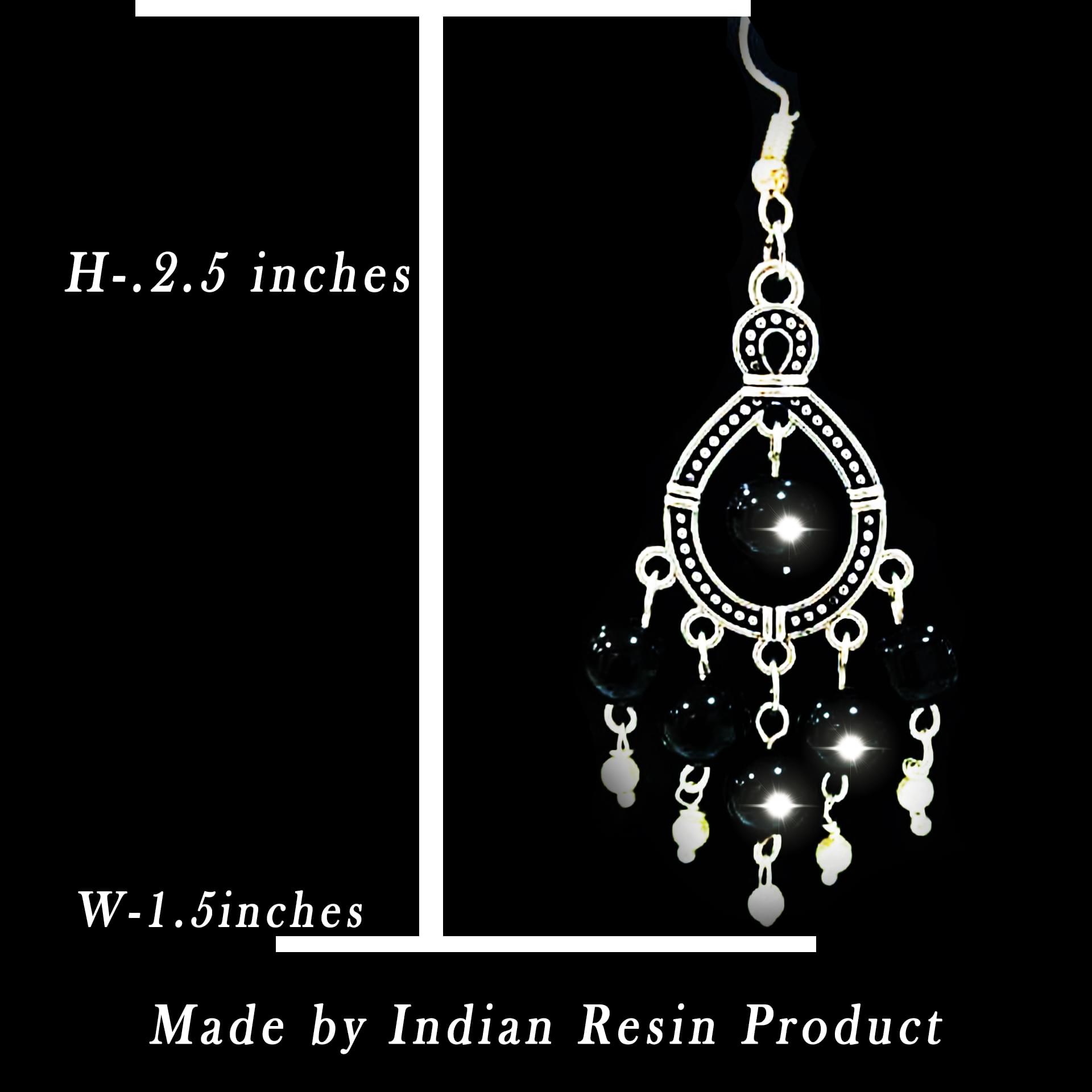 Earrings – Handmade Elegant Drop Earrings by Indian Resin Product - Image 2